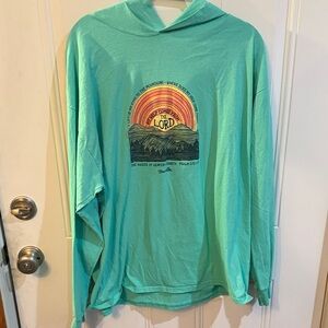 Mint Green Graphic Hoodie